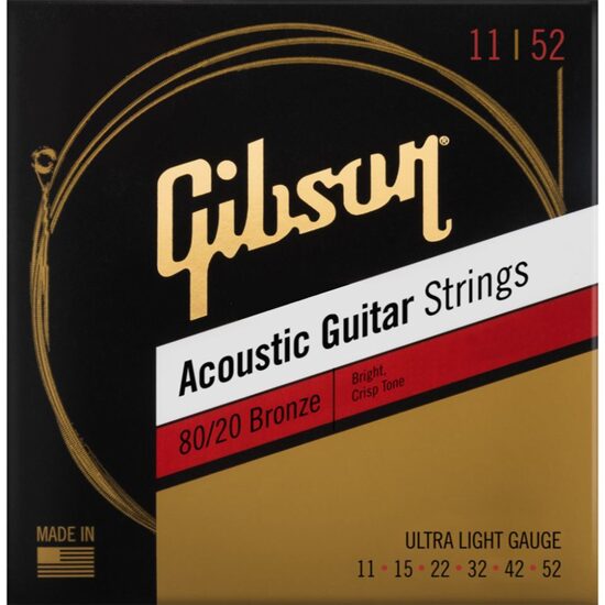 Corzi chitara acustica 11-52 Gibson SAG BRW11 bronz 80/20