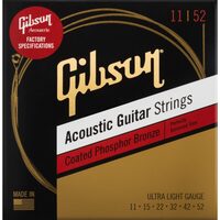 Corzi chitara acustica 11-52 Gibson SAG CPB11 phosphor-bronz