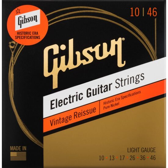 Corzi chitara electrica 10-46 Gibson SEG-HVR10 Vintage Reissue Light Gauge