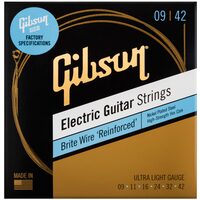 Corzi chitara electrica 9-42 Gibson SEG-BWR9 Brite Wire Ultra Light