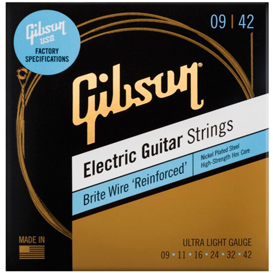 Corzi chitara electrica 9-42 Gibson SEG-BWR9 Brite Wire Ultra Light