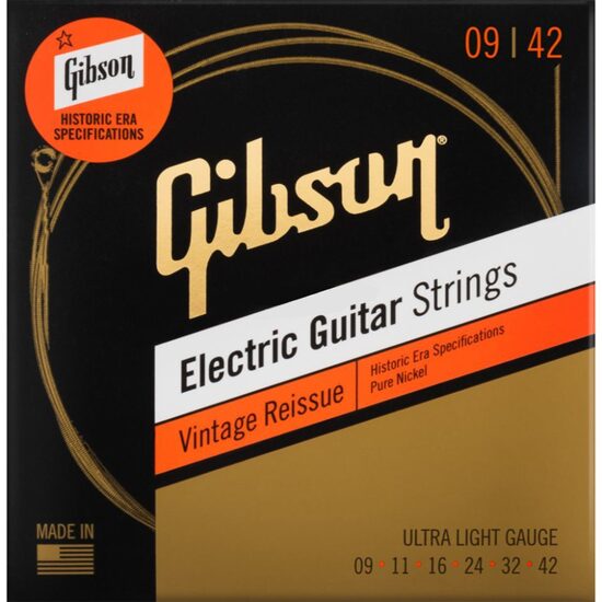 Corzi chitara electrica 9-42 Gibson SEG-HVR9 Vintage Reissue Ultra Light