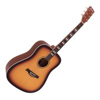 Chitara acustica 4/4 Dimavery STW-40 Sunburst, Western, simetrica