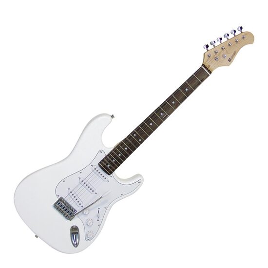 Chitara electrica Dimavery ST-203 BK, alba
