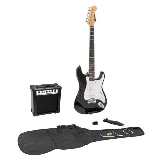 Pachet chitara electrica Dimavery EGS-1 Set Black