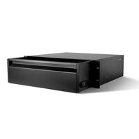 Sertar rack ERGO 19" 3U, otel, negru, sustine 20kg
