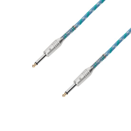 Cablu instrument Vintage 3M Adam Hall K3IPP 0300 VINTAGE , jack 6.3 tata mono, jack 6.3 tata mono, textil, 3 Star