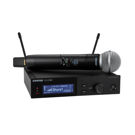 Sistem fara fir cu microfon de mana Shure SLXD24+E/SM58 Plus
