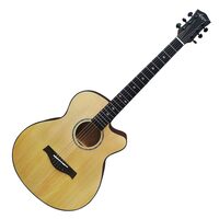 Chitara acustica Aiersi SG02SMC-40, SG01ZZC-40, 40 inch, asimetrica, fata molid