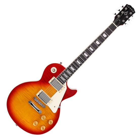 Chitara electrica Arrow Riffster LP 22 Flame Burst CS Rosewood/Cream