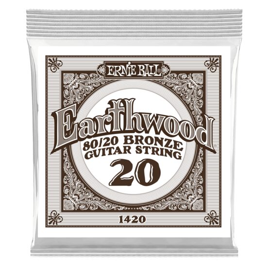 Coarda chitara acustica .020 Sol (G) Ernie Ball 1420 EarthWood Bronze 80/20