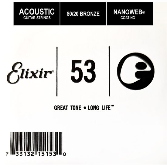 Coarda chitara acustica .053 Mi (E6) Elixir