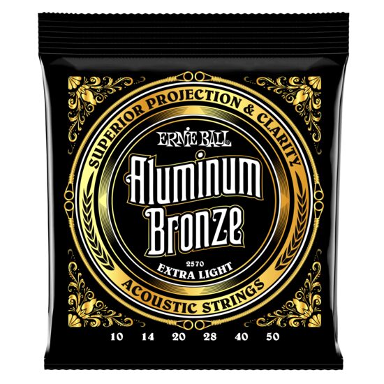 Corzi chitara acustica 10-50 Ernie Ball 2570 Aluminum Bronze, extra light