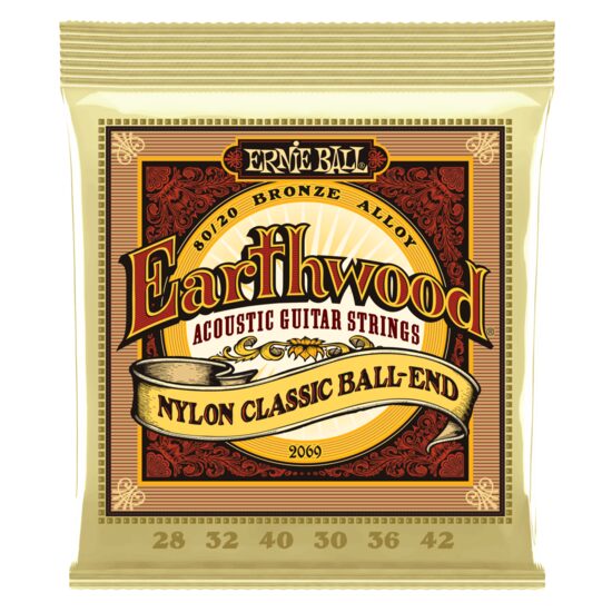 Corzi chitara acustica 28-42 Ernie Ball 2069 nylon clasic , ball- end
