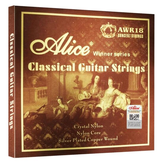 Corzi chitara clasica Alice AWR18-N  normal tension