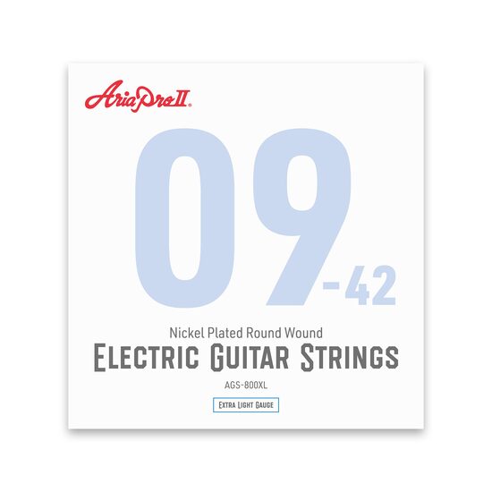 Corzi chitara electrica .009-.042 Aria Pro II AGS-800XL Extra Light