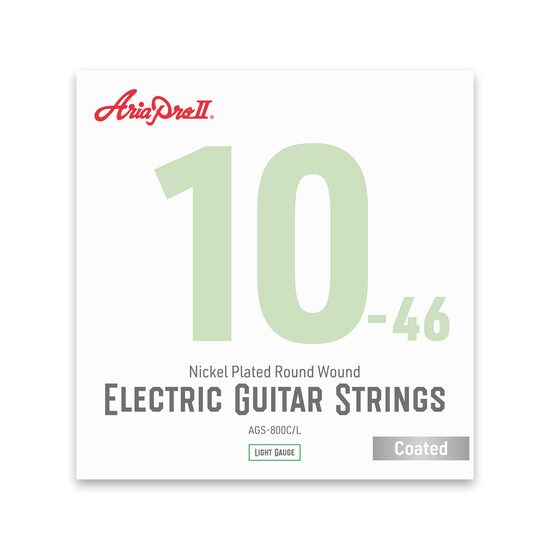 Corzi chitara electrica .010-.046 Aria Pro II AGS-800C/L coated Light
