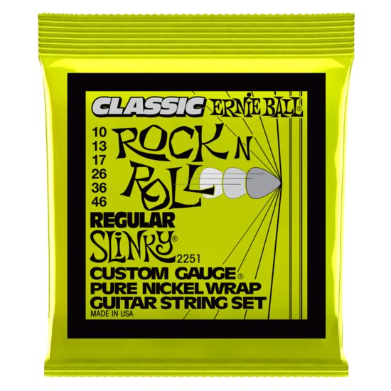 Corzi chitara electrica 10-46 Ernie Ball 2251 plain steel , regular slinky