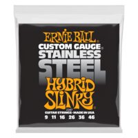 Corzi chitara electrica 9-46 Ernie Ball 2246 plain steel , Hybrid slinky