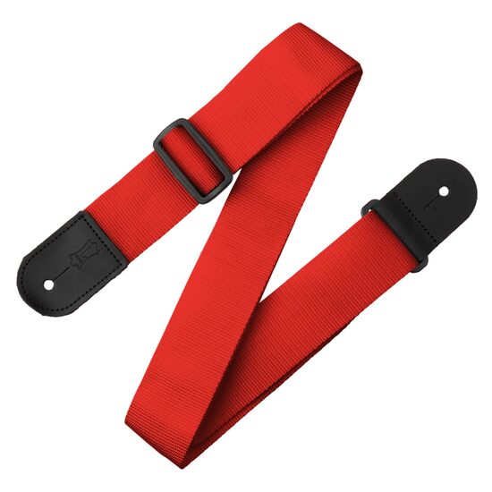 Curea de chitara Levy's Leathers M8POLY-RED 2", polipropilena, rosie