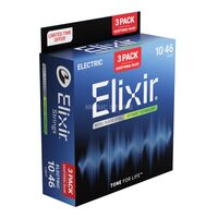 Pachet 2+1 seturi corzi chitara electrica 10-46 Elixir Optiweb light