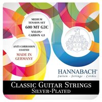 Set corzi chitara clasica Hannabach 600 MT G3C carbon, medium tension