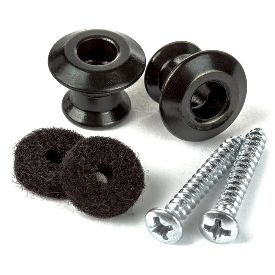 Straplock, buton chitara Dunlop 2PSLS033BK, set 2 buc
