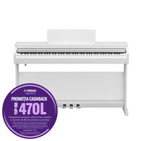 Pian digital Yamaha Arius YDP-166 WH White, alb