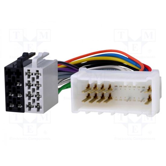 Adaptor ISO, Hyundai, Kia, alb, 2005>