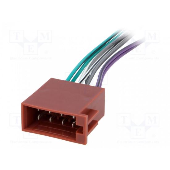 Conector ISO soclu , boxe tata, cabluri, pin 8