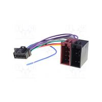 Conector ISO, Sony, pin 16, negru, ingust, model CDX, MEX, WX