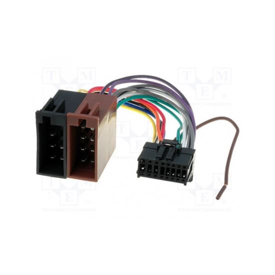 Conector ISO, Pioneer, pin 16, negru, model AVH, DEH P