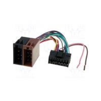Conector ISO, Sony, pin 16, negru, lat, model CDX, XR, XTC