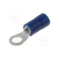 Terminal cu inel, M4, D 4.3mm, 1.5-2.5mm2, crimpat, pe cablu