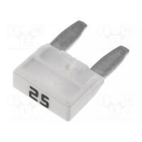 Siguranţa, 25A, 32V, auto, 11.9mm, MINIVAL