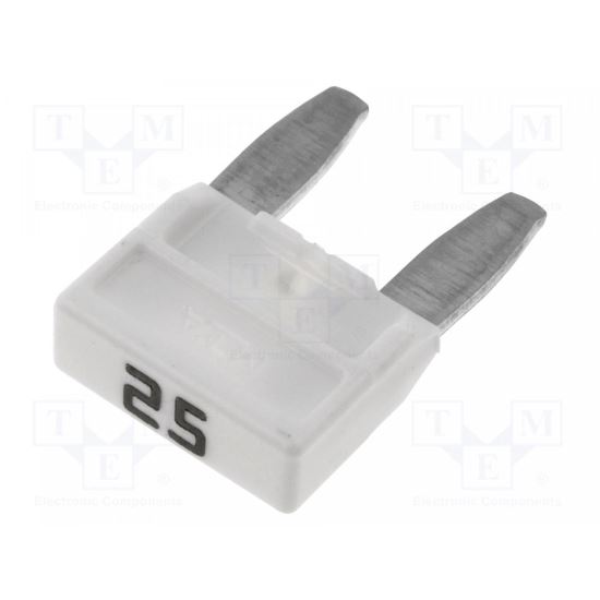 Siguranţa, 25A, 32V, auto, 11.9mm, MINIVAL