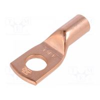 Terminal tub cu inel, M8, 16mm2, crimpat, pe cablu, L=27.5mm
