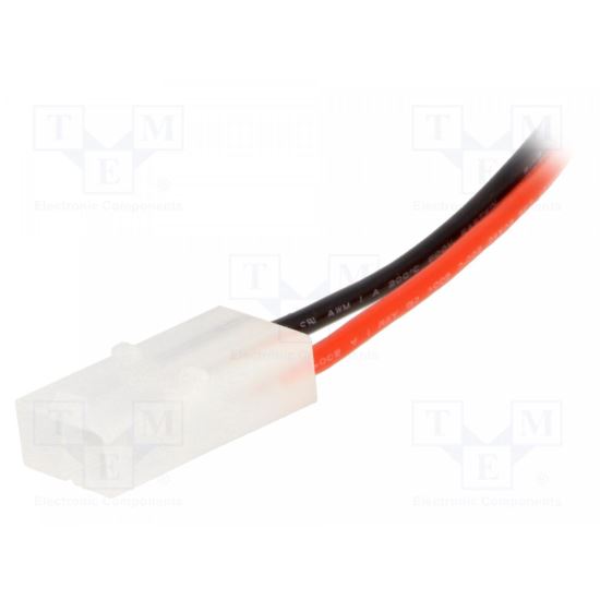 Cablu cu mufa tata , Tamiya-G, pin 2, pas pini 6.2mm, 14 cm