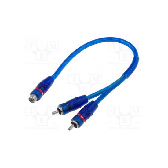 Cablu audio Y 4CarMedia RCA-HQ.Y2/1 , RCA mama, 2xRCA tata