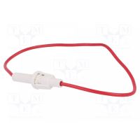 Soclu siguranta pe fir , 5x20mm, 5A