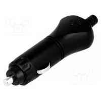 Mufa bricheta auto, 8A, 7-12VDC, cu LED