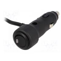 Mufa bricheta auto, 8A, 7-12VDC, cu comutator si LED