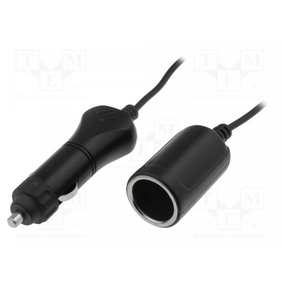 Prelungitor bricheta auto, soclu bricheta auto x1.5A, 12V/5A