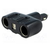 Alimentare auto, USB A soclu x2, soclu bricheta auto x2, 10A