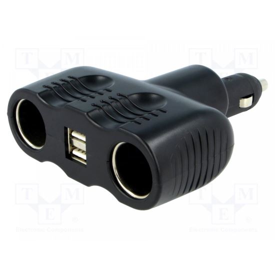 Alimentare auto, USB A soclu x2, soclu bricheta auto x2, 10A