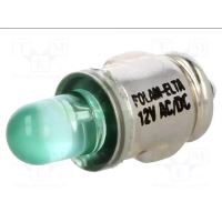 Lampa LED verde BA7S 24VDC 24VAC