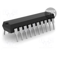 Circuit integrat 74LS373; cu 3 stări,clichet transparent D; Canale: 8; THT