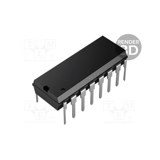 Driver ULN2002AN darlington,transistor array; 0.5A; 50V; Channels: 7