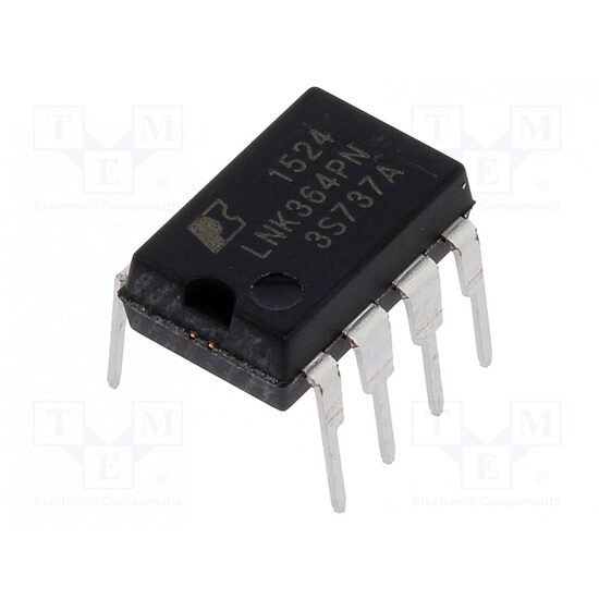 Pmic switcher AC/DC LNK364PN, controler SMPS; Uintr: 85÷265V; DIP-8B