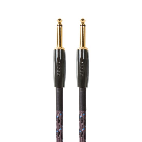 Cablu instrument 7.5M Boss BIC-25 , jack 6.3 tata mono drept, jack 6.3 tata mono drept, aurit 24K